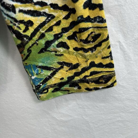 Chicos Full Zip Jacket Size 2 Large Tribal Art To Wear Long Sleeve Smocked Back - Picture 6 of 14